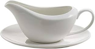 Gravy Boat 260Ml White/B Mw Jx58260