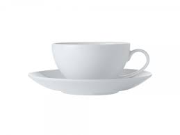 Cup And Saucer 230Ml Motion White Basics Maxwell Williams Rp11405