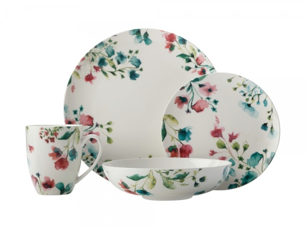 Dinner Set 16Pc Coup Primavera Maxwell Williams Fx0218