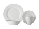 Dinner Set 16Pc Soho Rim White Basics Maxwell Williams Fx0144