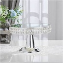 Cake Stand 30X30 Mirror W/Diam