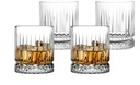 Elysia Whisky 4pc 355ml Cut-Glass Clear 520004