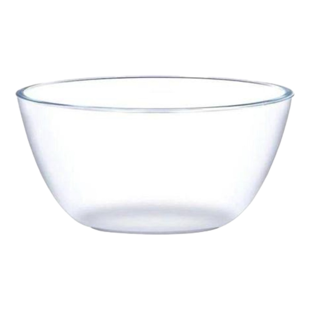 Bowl 26x14cm Clear Glass Deep Bw605