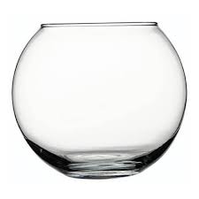 Glass Vase 16X13Cm Round Bowl Botanica 45068