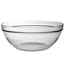 Bowl 170X75Mm 1.1L Glass Stackable 27234