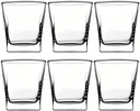 Carre Whiskey 6pc 310cc Glass 41290