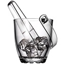 Sylvana Ice Bucket+Tong 12x12.5cm 830ml Glass 53628