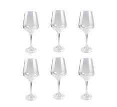 Wine Glass 6Pc Cry/D Dk1