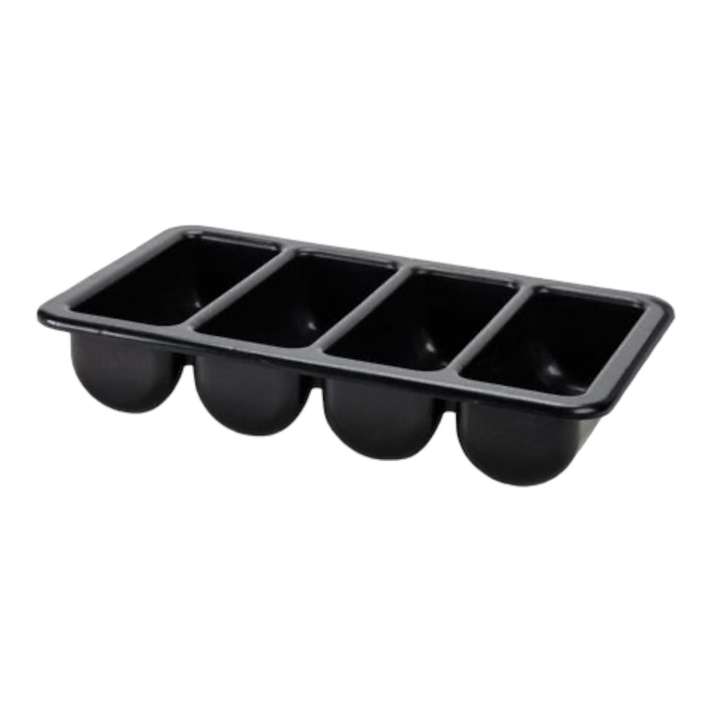 Cutlery Divider 4Div Black 036