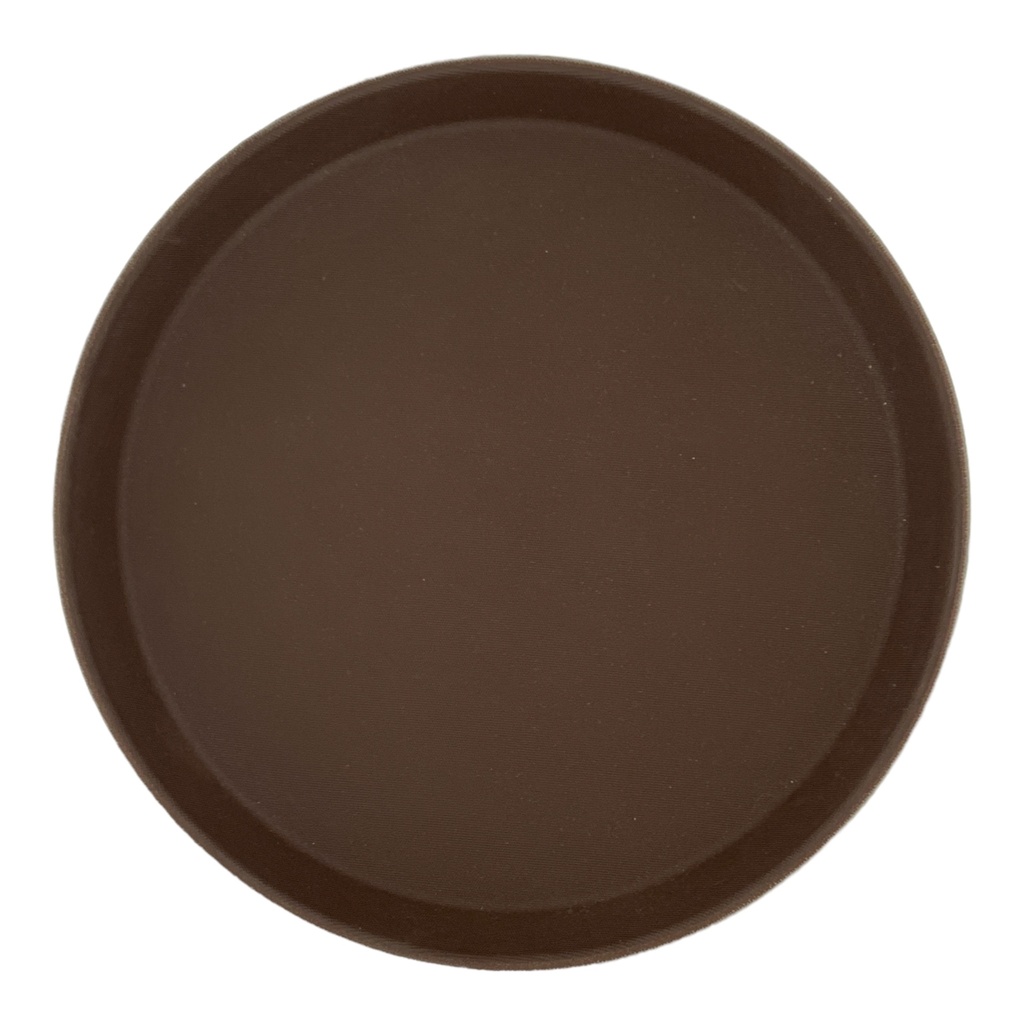 Tray 28Cm Non-Slip Brown 038