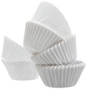 Baking Cups Paper 7X2.5Cm 500Pc White - Baking Essentials