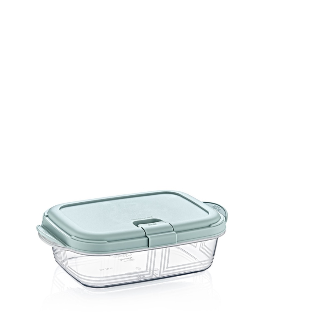 Container 400Ml 10.5X16.2X4.8Cm Push Up Microwave Bpa Free Hobby Life 021532