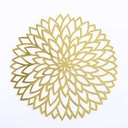 Placemat 1Pc 38Cm Flower Fine Linear Pattern Cut-Out