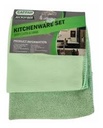 Dish Cloth 2Pc Bathroom & Sanitary Microfiber Cappah