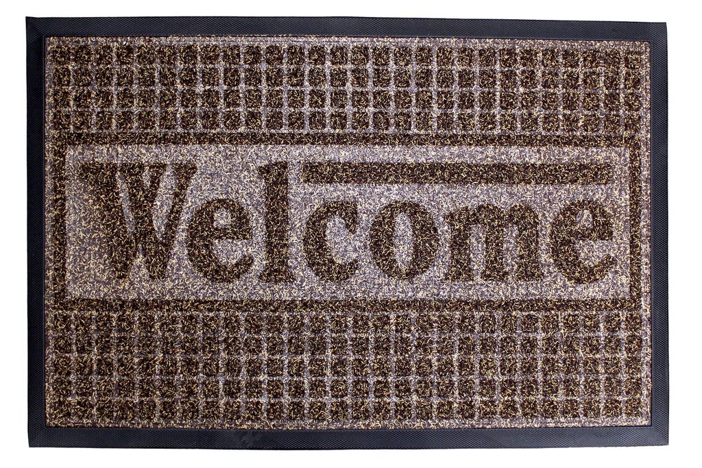 Doormat 75X45Cm Welcome Rectangular Artificial Grass Hr028