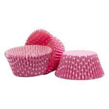 Cake Cups Pink/Star 50X32 50Pc