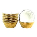 Cake Cups Gold Foil 50X32 50Pc