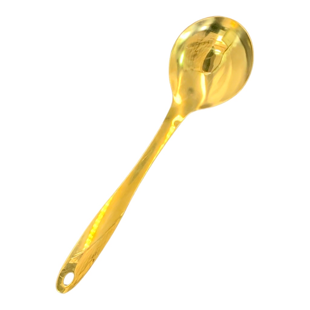 Serving Spoon 26Cm Gold Stainless Steel 503-11