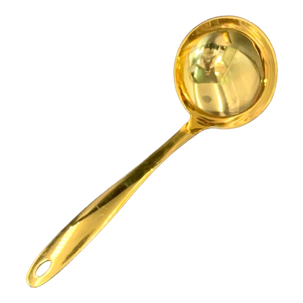 Ladle 23Cm Gold Stainless Steel 503-12