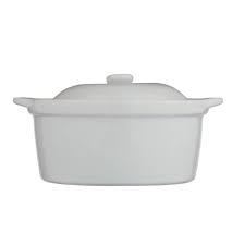 Cassarole Dish 31X19Cm White R003