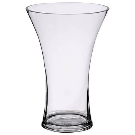 Glass Vase 20X10Cm Waisted Clear H8220