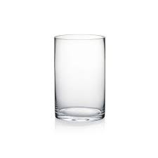 Glass Vase 20X12Cm Barrel Clear H0612-5