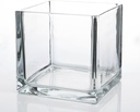 Glass Vase 15X15X15Cm Square Clear VAS1515Fg