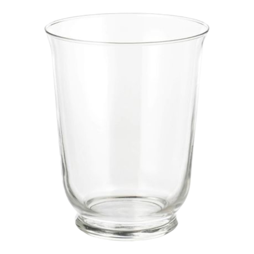 Glass Vase 25X14.5 Hurricane Vase Clear VAS830-1