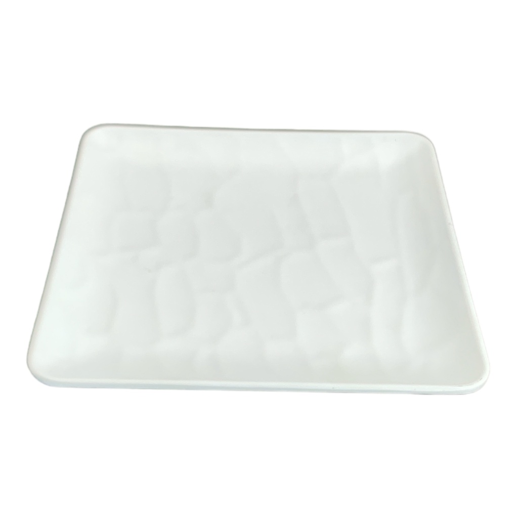 Plate 18X18Cm Square Wavy Series Square Service Tr347