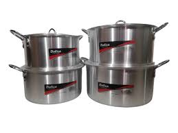 Pot Stock 18L 34X19Cm Catering Aluminium No.7 Delica