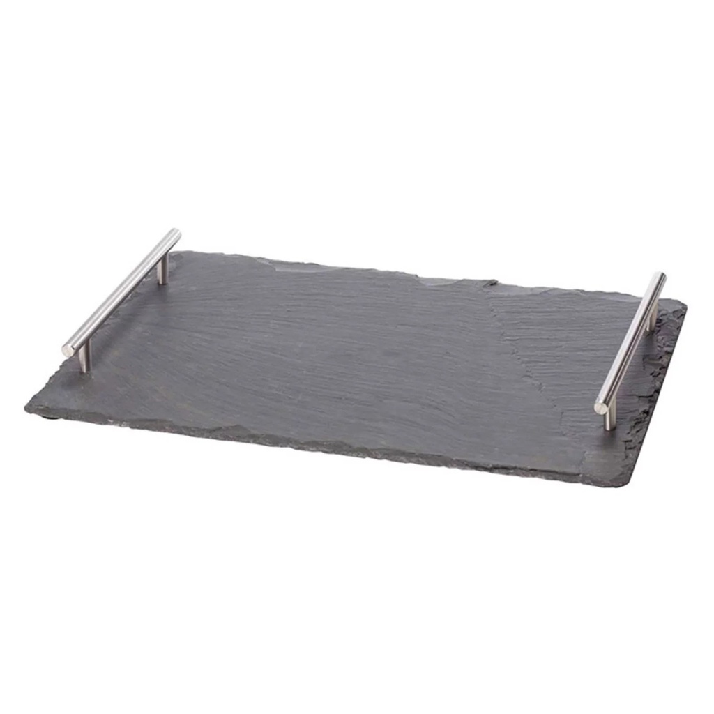 Tray 35X25Cm Slate With Handles Rvt2023-230