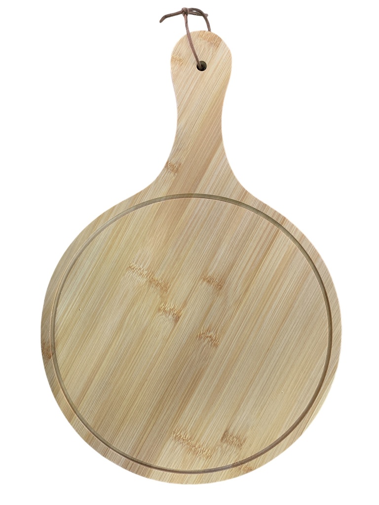 Pizza Board 29.5X1Cm Wooden With Handle Rvt2023-407