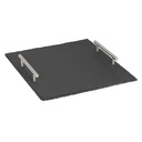 Tray 30X30Cm Slate With Handles Rvt2023-231