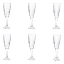 Champagne Glass 210Ml 6Pc Linear F222-1 Rvt2023-169