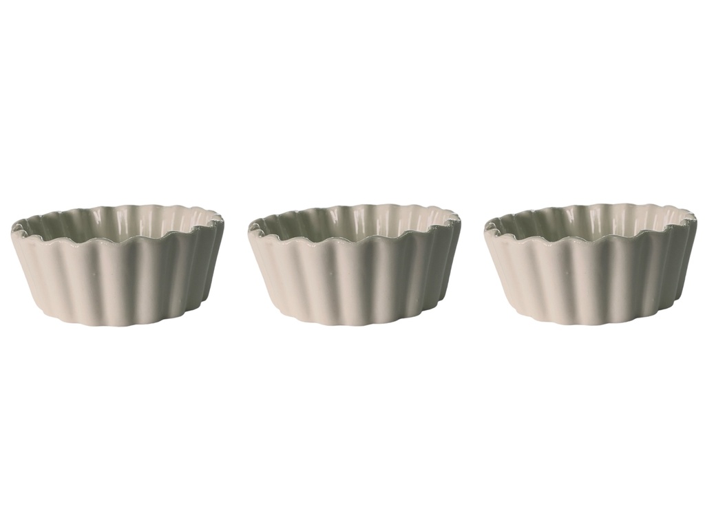 Bowl Set 3Pc 9.5X9.5X3.5Cm Porcelain Rvt2023-315