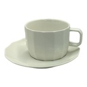 Cup & Saucer 200Ml Grooved Modern Rvt2023-327