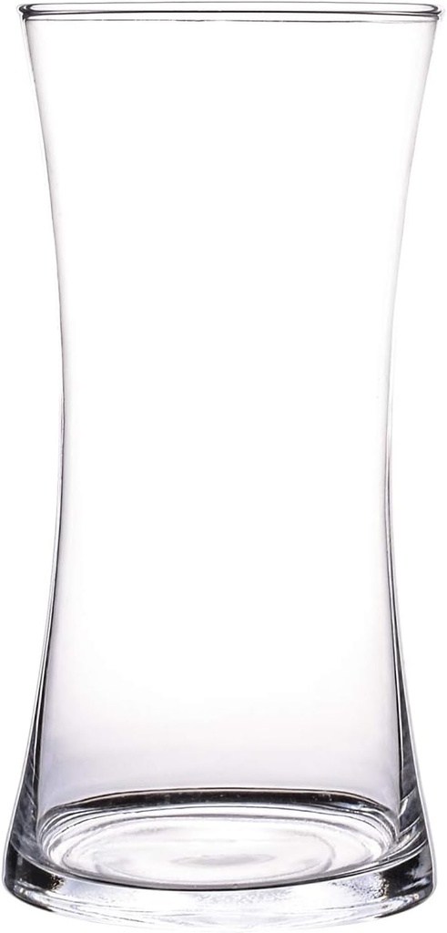 Vase 30X14Cm Glass Cylinder Tapered Clear Rvt2023-256