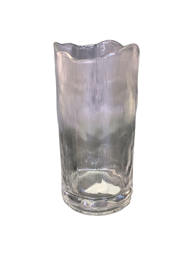 Vase 25X12Cm Glass Irregular Design Rvt2023-261