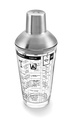 Cocktail Shaker 400Ml Glass With Ss Lid Rvt2023-026