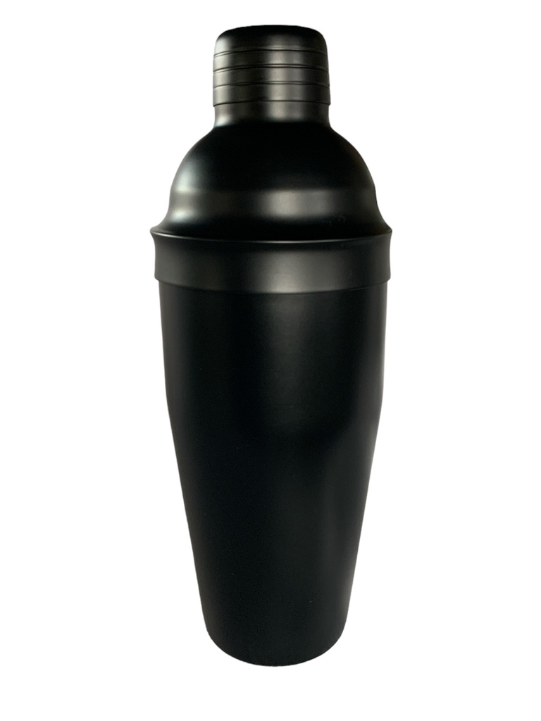 Cocktail Shaker 550Ml Euro Black Ss Rvt2023-030