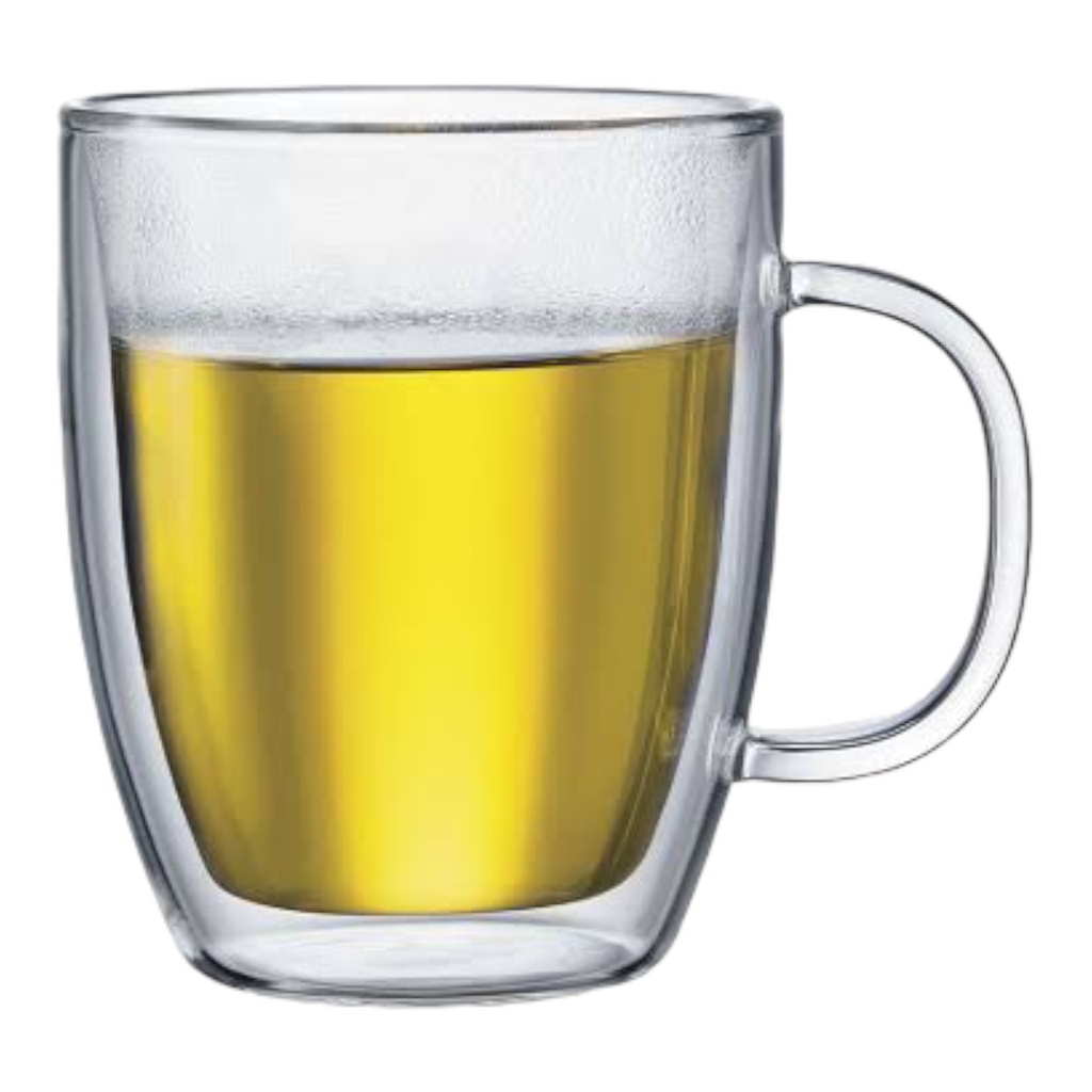 Mug 370Ml Glass Double Wall Rvt2023-034