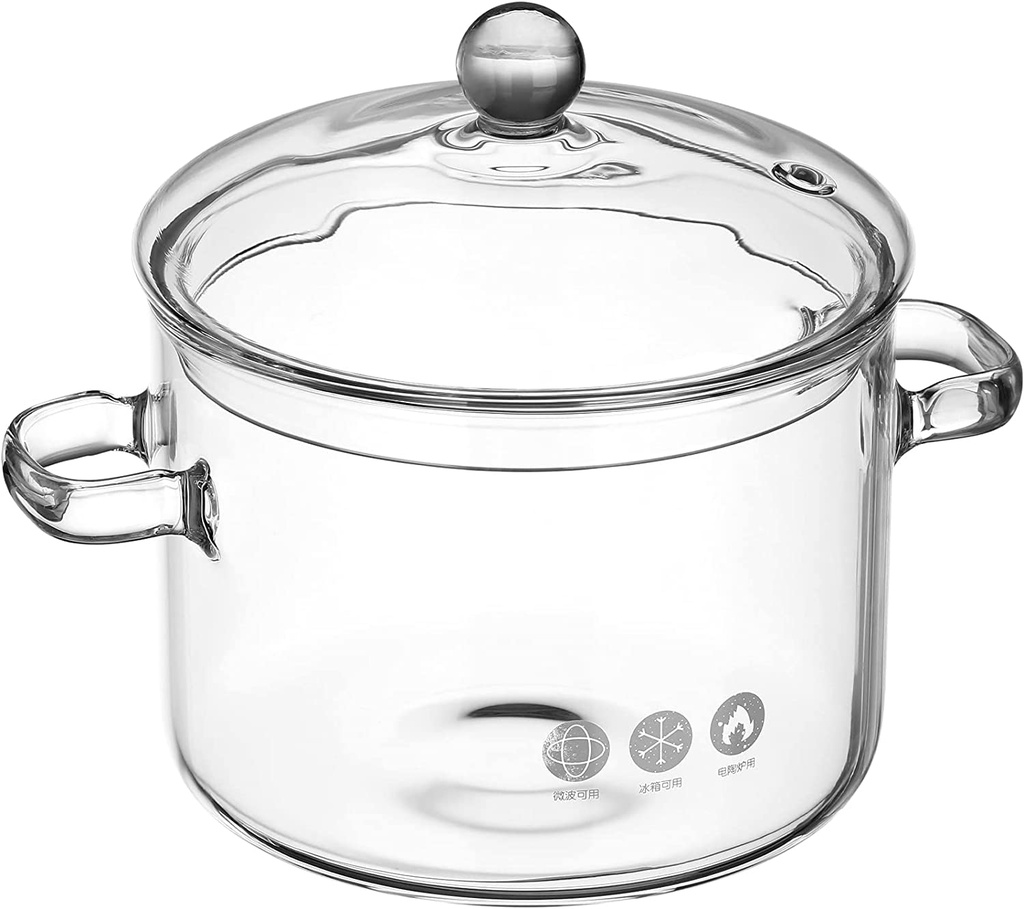 Pot 14Cm Borosilicate Glass Rvt2023-053