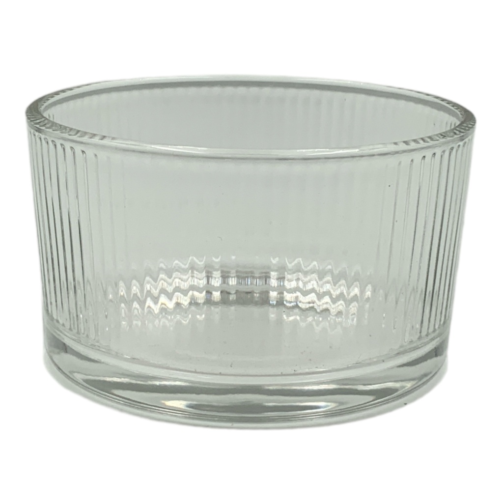 Bowl 8.5X5Cm Glass Dessert Linnear Rvt2023-277