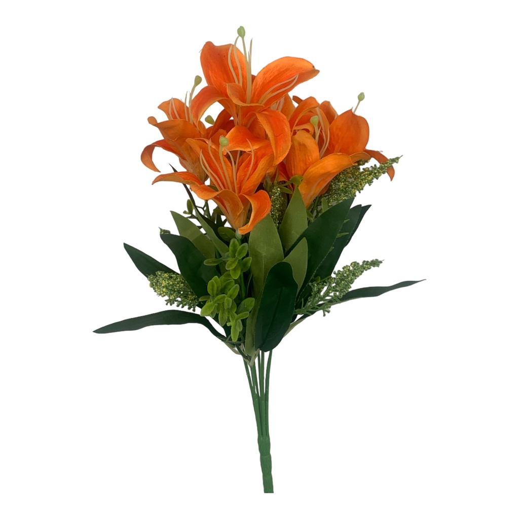 Artificial Flower 38Cm 7Little Lilles H-78