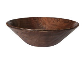 Bowl 19X6Cm Wavy Hybrid Wooden Series Hw787