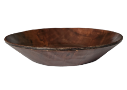 Bowl 21X4Cm Wavy Hybrid Wooden Series Hw794