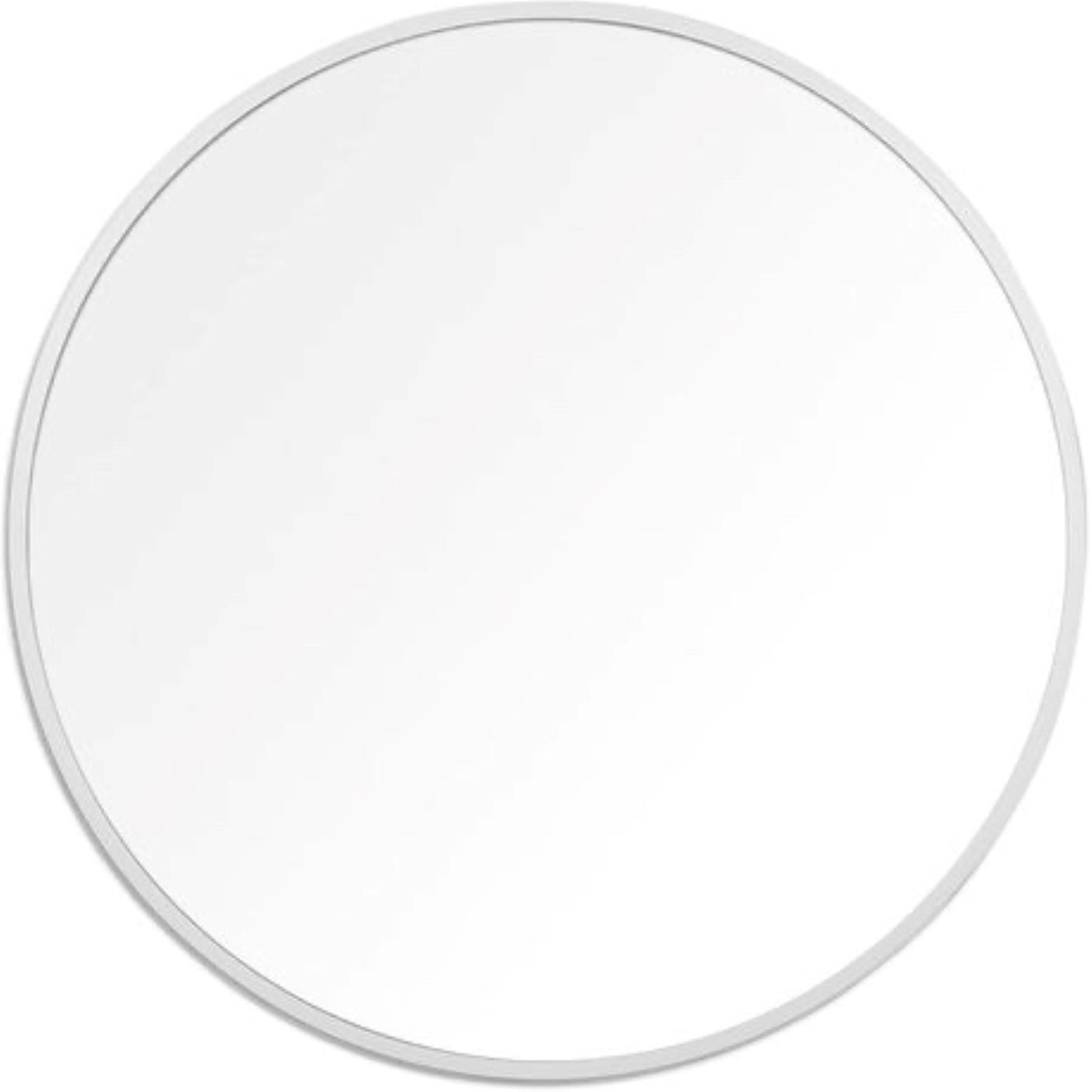 Mirror 60X2.5Cm Round Narrow Border Assorted Colours Sd422-5
