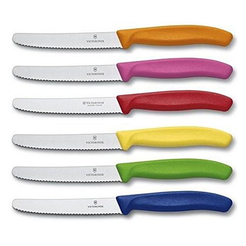 Victorinox Knife 11cm Round Tip Serrated