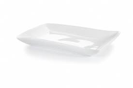 Dish 12X8.5X2.5Cm Porelin Wavy Rectangular Series Service Tr470