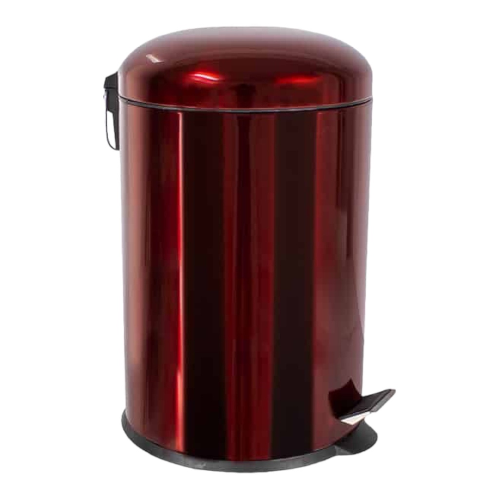 Dustbin 3L Pedal Bin With Dome Lid Ss Assorted Colours